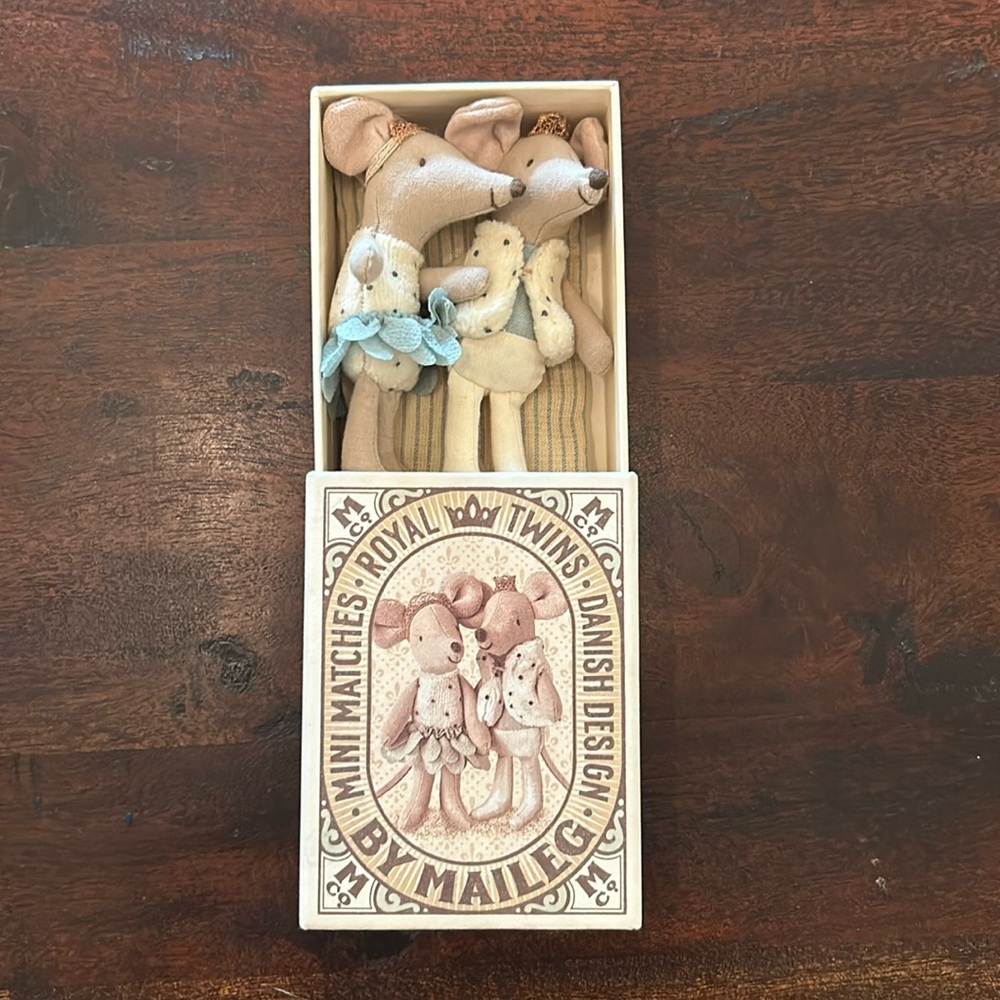 Maileg Royal Twins in Box
